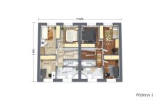 Novostavba, 4-izbový dvojpodlažný rodinný dom, 441 m2, Gajary, okres Malacky